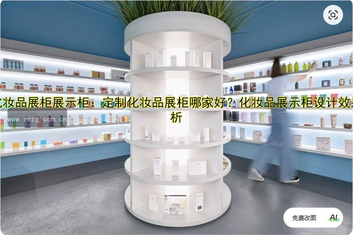订做化妆品展柜展示柜:定制化妆品展柜哪家好?化妆品展示柜设计效果图解析