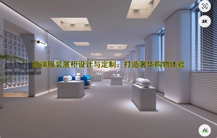 高端服装展柜设计与定制：打造奢华购物体验