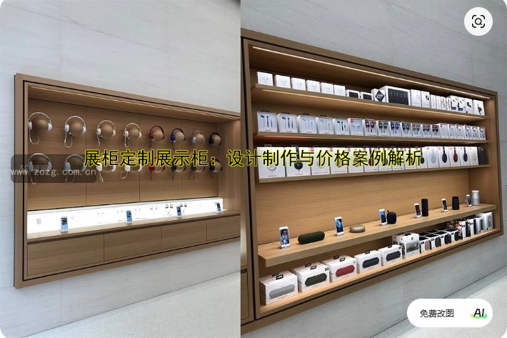 柜台展柜定制价格及哪家好？设计与定制攻略