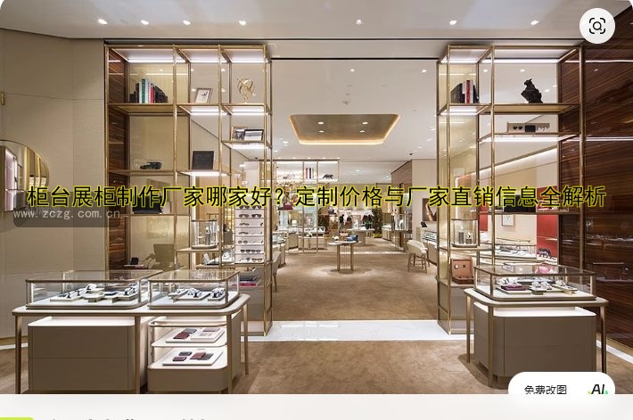 柜台展柜制作厂家哪家好?定制价格与厂家直销信息全解析