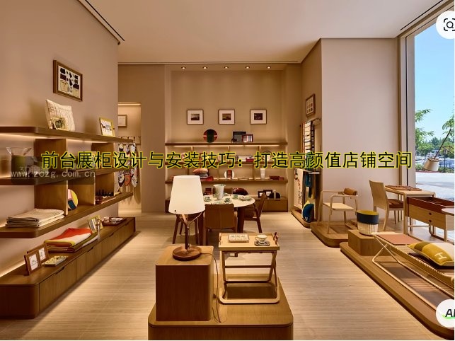 前台展柜设计与安装技巧：打造高颜值店铺空间
