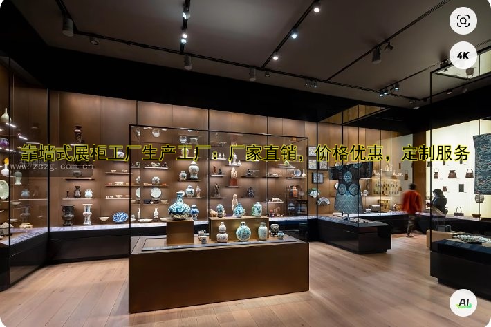 靠墙式展柜工厂生产工厂：厂家直销，价格优惠，定制服务