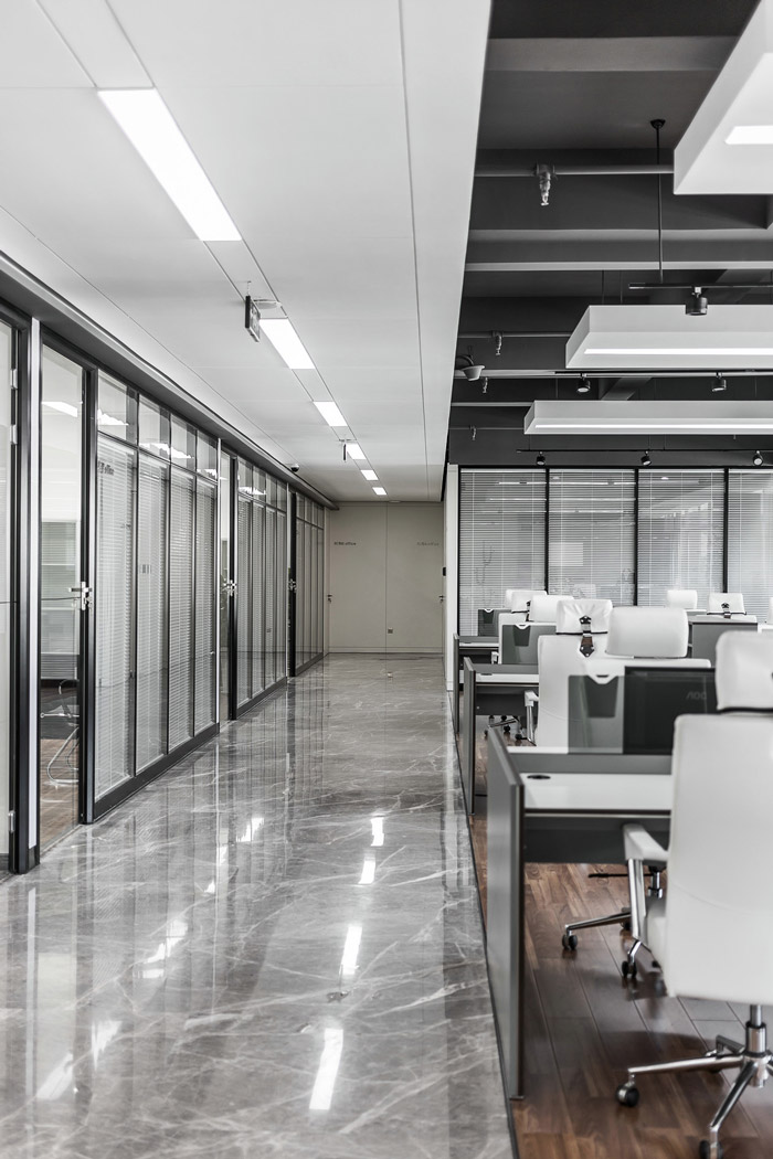 200平米公司办公室装修 办公室设计案例参考