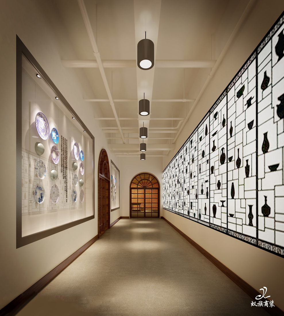 让陶瓷在展厅展现它的魅力「陶瓷展示空间」