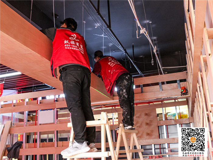 购物商场内的餐饮店面装修夜间施工必懂的安全细节「」