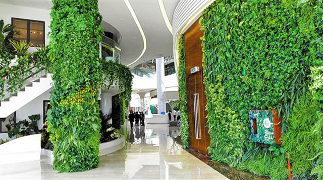 仿真植物的发展与运用「仿真植物景观」