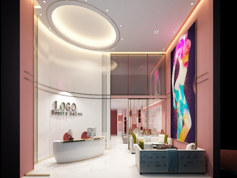 纹绣店如何装饰装修「纹绣店装修简单大方」