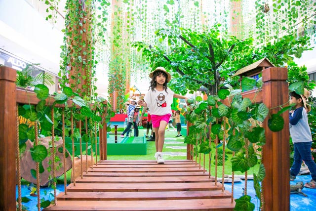 迪拜Burjuman奇趣森林展主题美陈「」