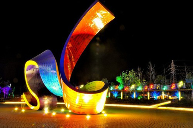 常见的景观雕塑照明注意要点「雕塑夜景用灯」