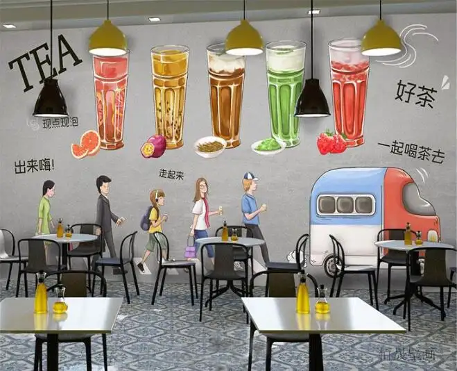 奶茶店最流行的装修风格推荐「奶茶店装修独特风格」
