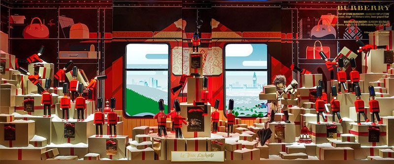 冬季橱窗展示