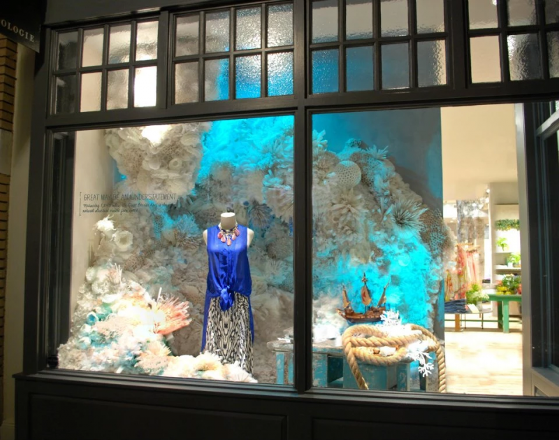 anthropologie橱窗展示
