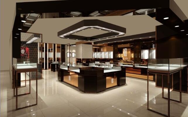 珠宝店展柜装修设计的几点理念「珠宝店展柜布置图片」